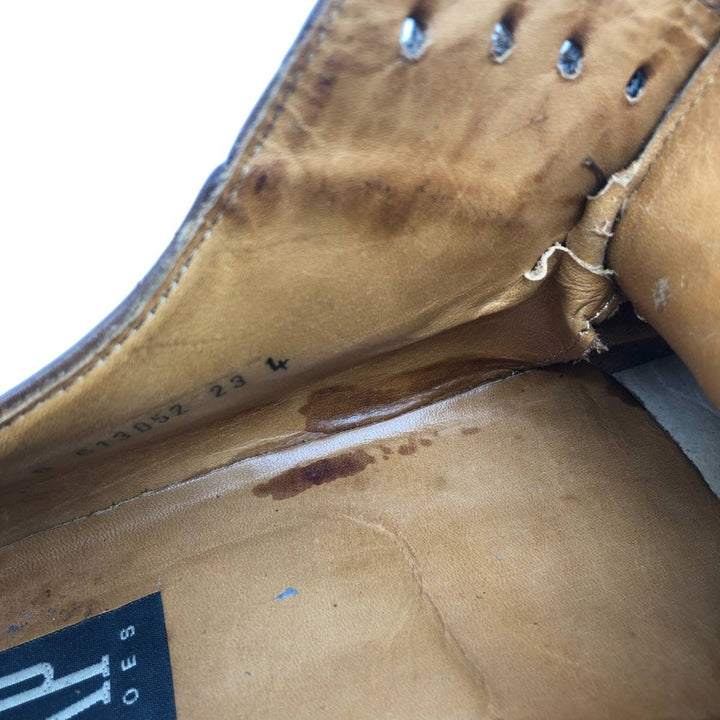 GAP Plain Toe Shoes Made in Italy Size 9 Men's 27.0cm genuine leather brown type Vintage Second Hand