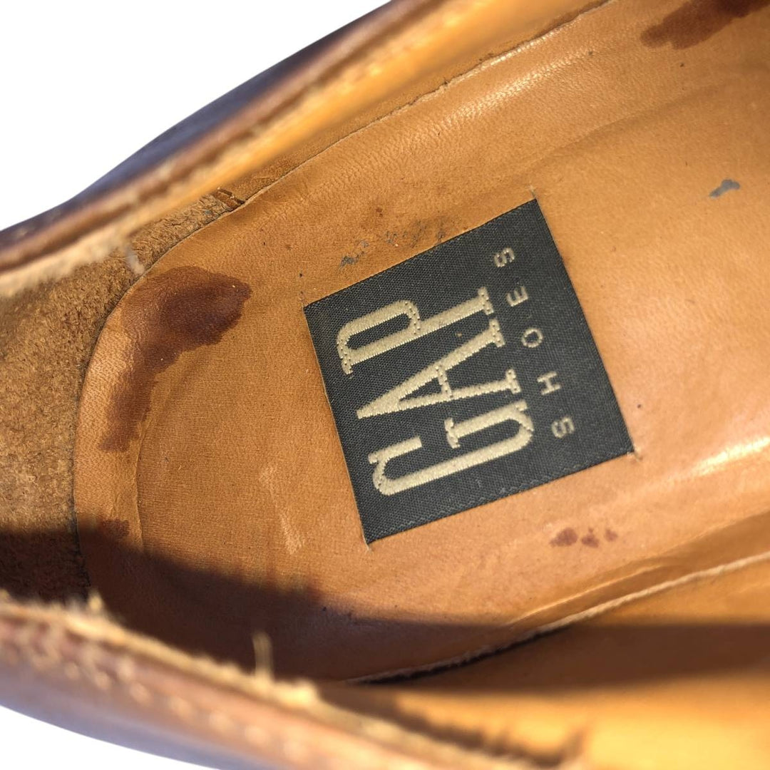 GAP Plain Toe Shoes Made in Italy Size 9 Men's 27.0cm genuine leather brown type Vintage Second Hand