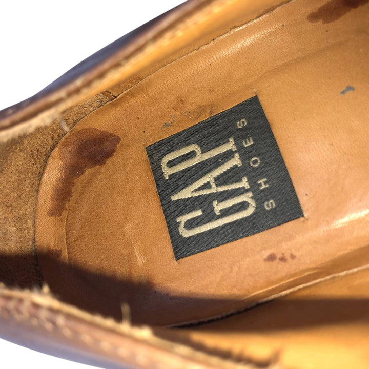 GAP Plain Toe Shoes Made in Italy Size 9 Men's 27.0cm genuine leather brown type Vintage Second Hand