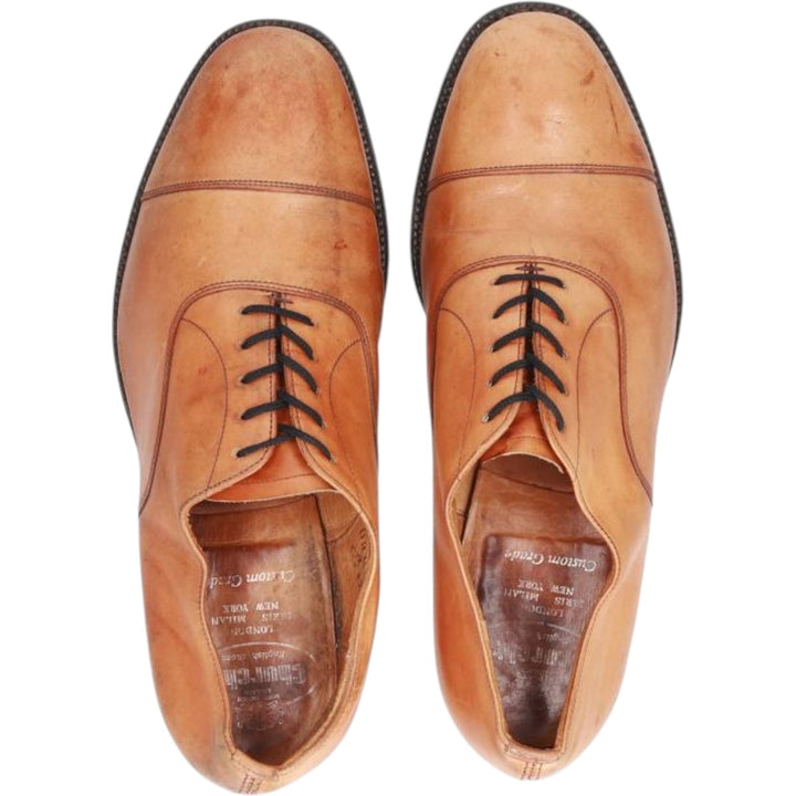 Church's Straight Tip Shoes, Made in England, 75g Men's 26.0cm unclear beige type brown Vintage Second Hand