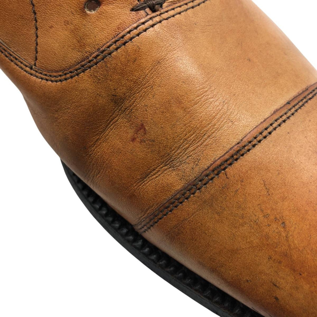 Church's Straight Tip Shoes, Made in England, 75g Men's 26.0cm unclear beige type brown Vintage Second Hand