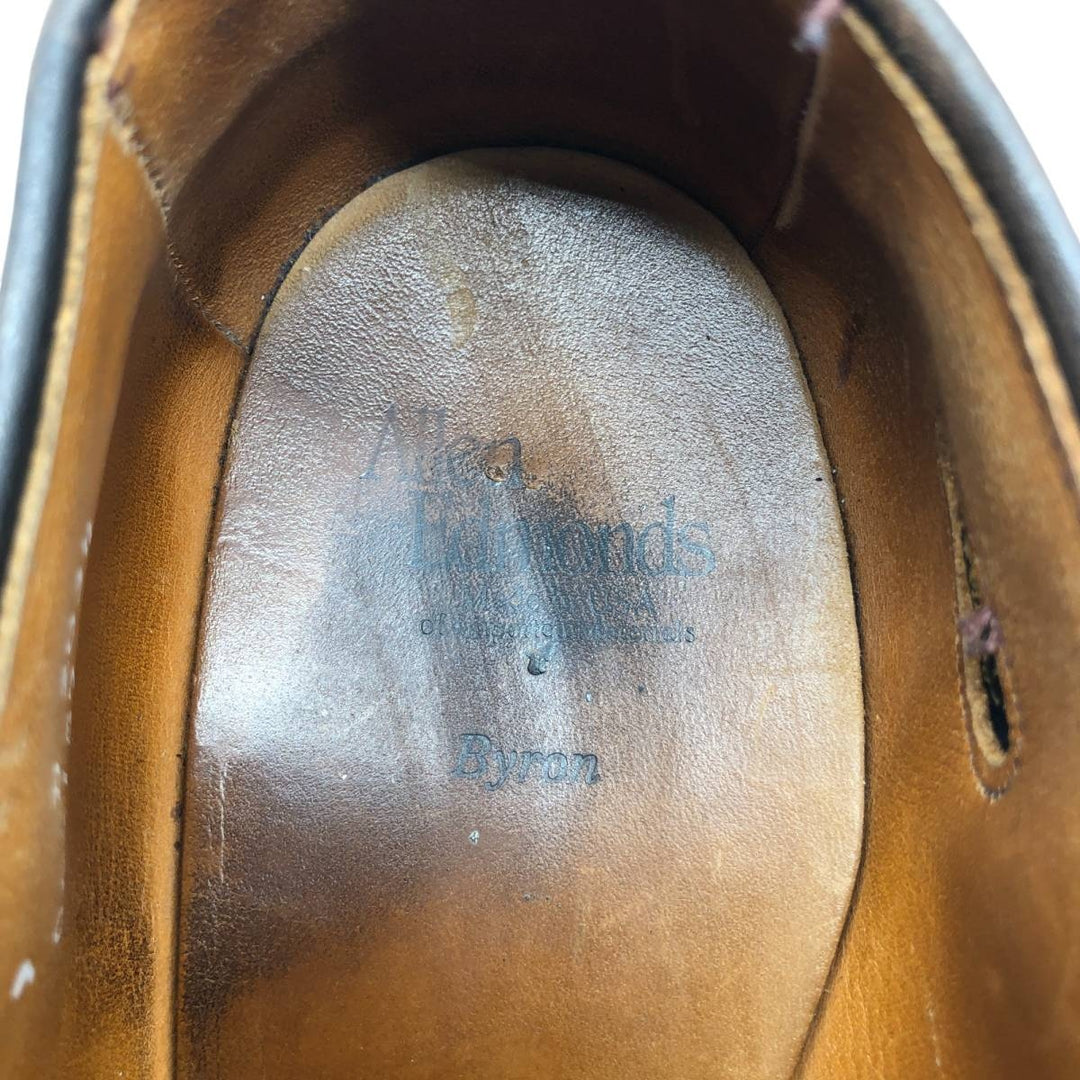 Allen Edmonds Byron Straight Tip Shoes, Made in USA, Size 9 Men's 27.0cm unclear brown type Vintage Second Hand