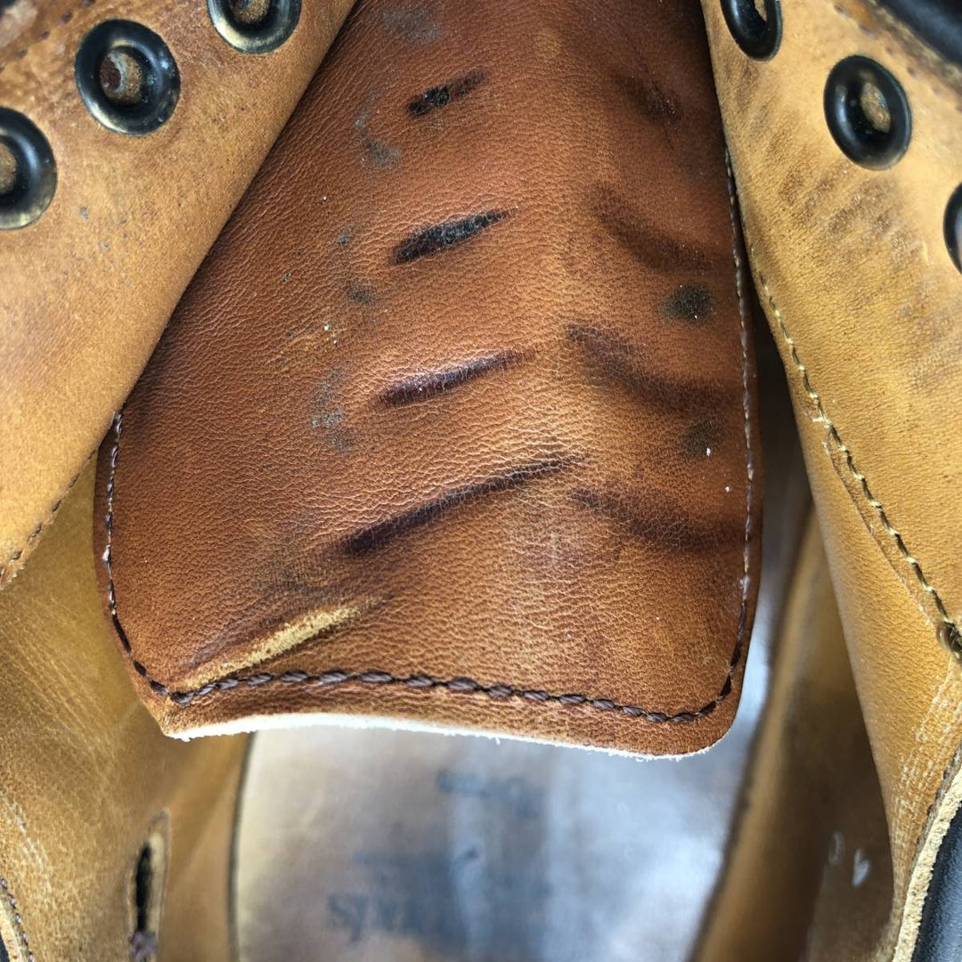Allen Edmonds Byron Straight Tip Shoes, Made in USA, Size 9 Men's 27.0cm unclear brown type Vintage Second Hand