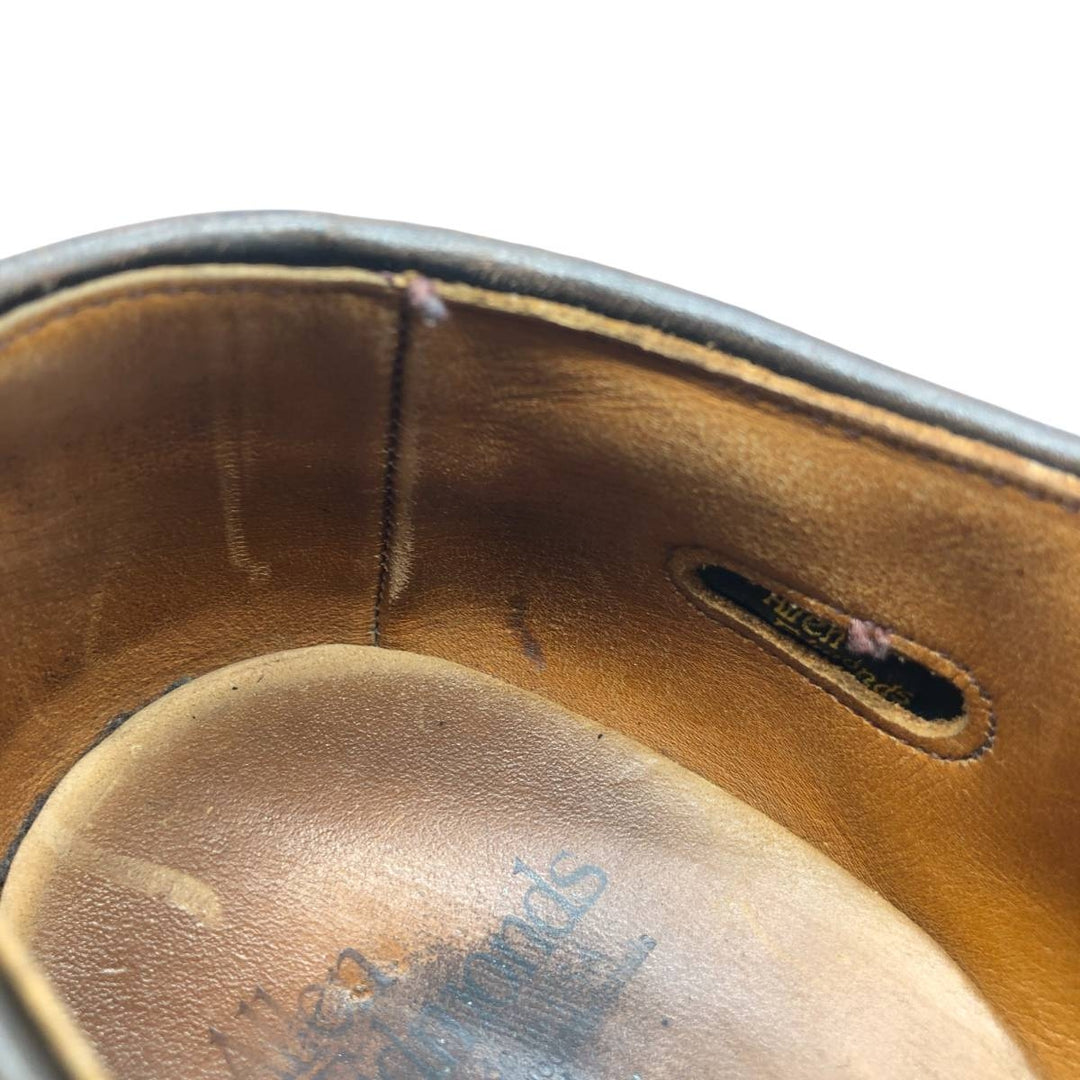 Allen Edmonds Byron Straight Tip Shoes, Made in USA, Size 9 Men's 27.0cm unclear brown type Vintage Second Hand