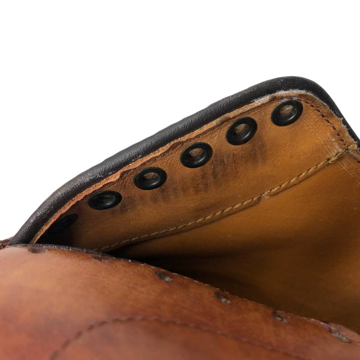 Allen Edmonds Byron Straight Tip Shoes, Made in USA, Size 9 Men's 27.0cm unclear brown type Vintage Second Hand