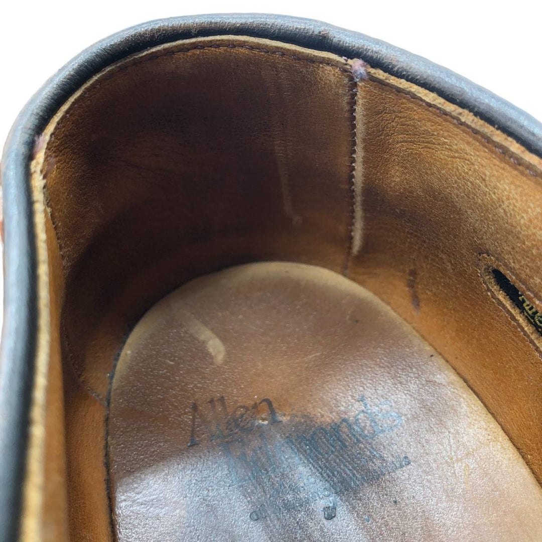 Allen Edmonds Byron Straight Tip Shoes, Made in USA, Size 9 Men's 27.0cm unclear brown type Vintage Second Hand