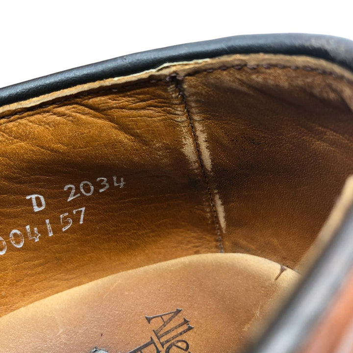 Allen Edmonds Byron Straight Tip Shoes, Made in USA, Size 9 Men's 27.0cm unclear brown type Vintage Second Hand