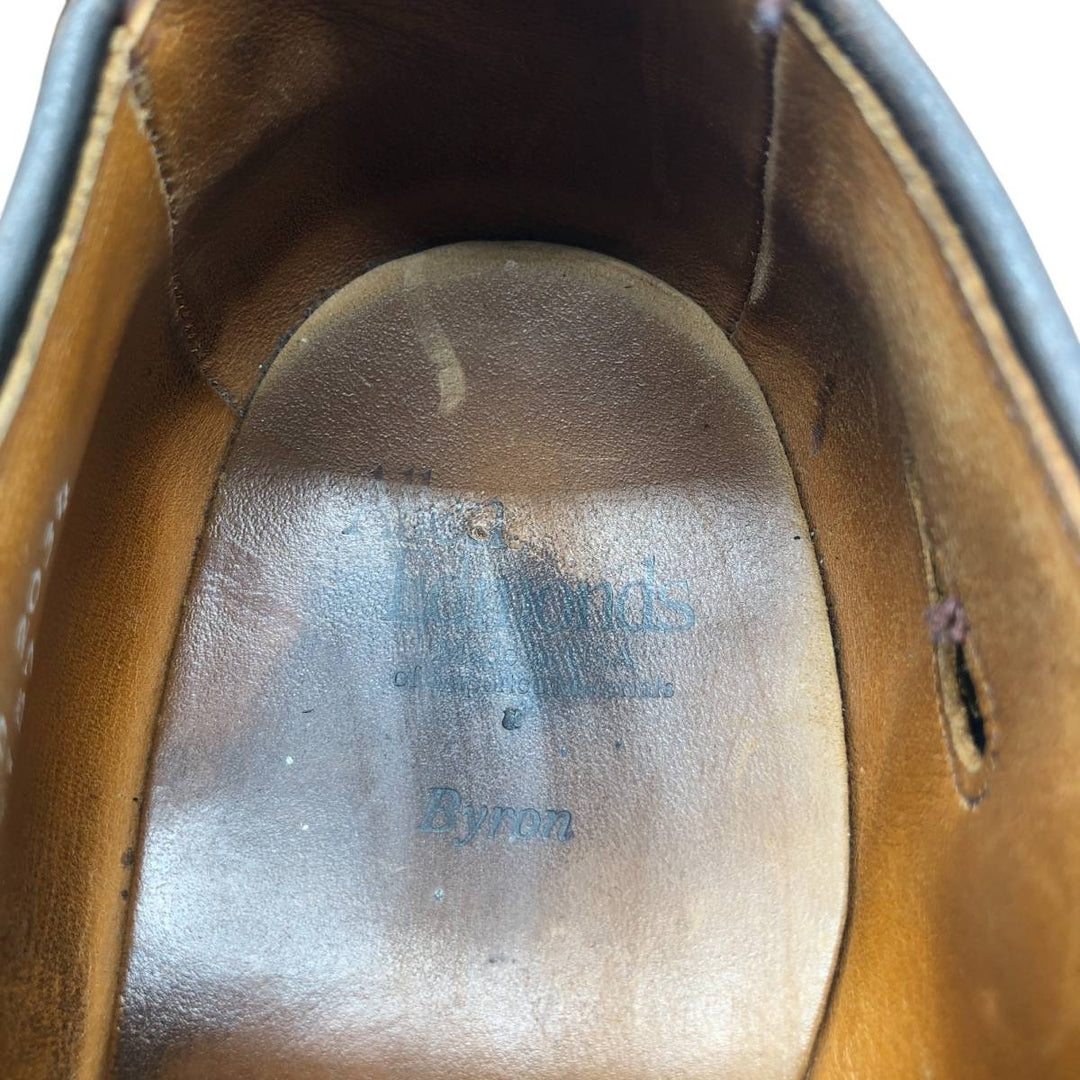 Allen Edmonds Byron Straight Tip Shoes, Made in USA, Size 9 Men's 27.0cm unclear brown type Vintage Second Hand