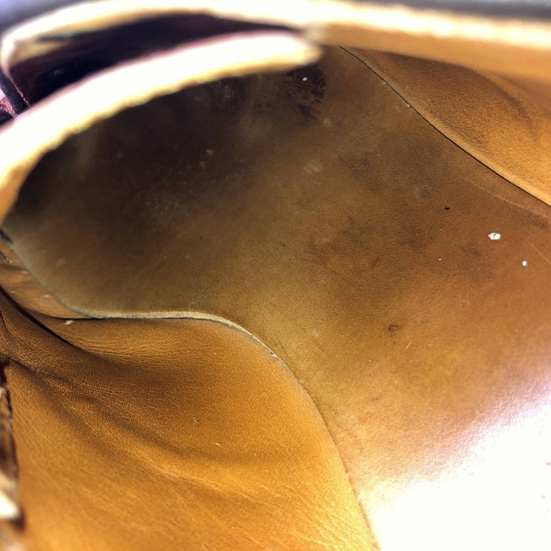 Allen Edmonds Byron Straight Tip Shoes, Made in USA, Size 9 Men's 27.0cm unclear brown type Vintage Second Hand