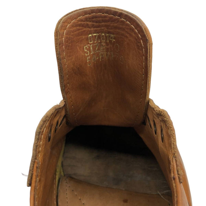 Samuel Windsor semi-brogue plain-toe shoes, size 10, made in England Men's 28.5cm genuine leather Camel type Vintage Second Hand