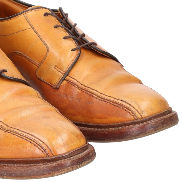 Allen Edmonds Hillcrest Swirl Mocha Leather Shoes, Size 9, Made in USA Men's 27.0cm genuine leather brown type Vintage Second Hand