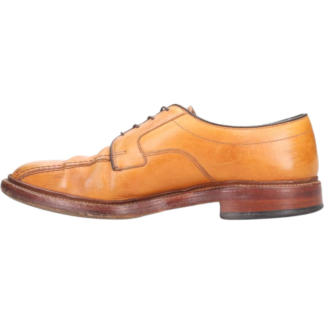 Allen Edmonds Hillcrest Swirl Mocha Leather Shoes, Size 9, Made in USA Men's 27.0cm genuine leather brown type Vintage Second Hand