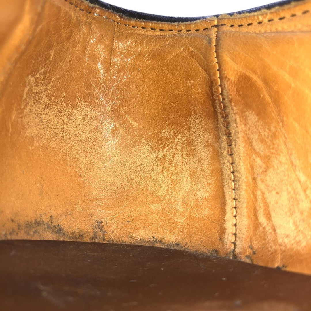 Allen Edmonds Hillcrest Swirl Mocha Leather Shoes, Size 9, Made in USA Men's 27.0cm genuine leather brown type Vintage Second Hand