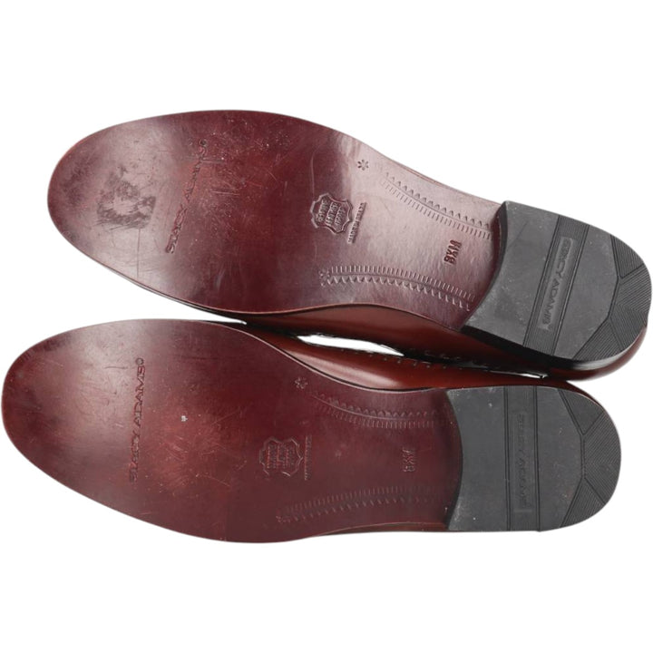 Stacy Adams STACY ADAMS Braided Tassel Loafers, Size 8.5/2M, Men's, Size 10.4" /saa013666 Men's 26.5cm genuine leather brown type Vintage Second Hand