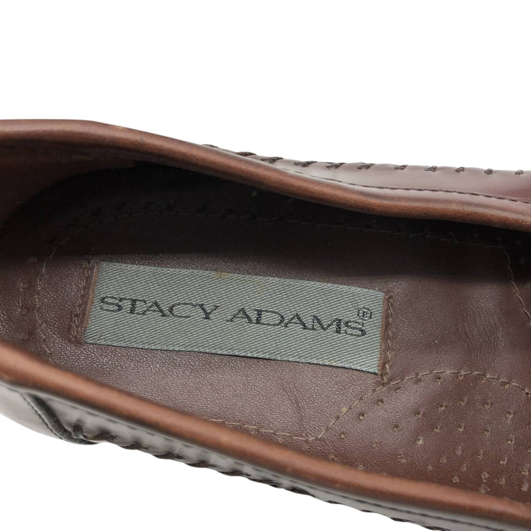 Stacy Adams STACY ADAMS Braided Tassel Loafers, Size 8.5/2M, Men's, Size 10.4" /saa013666 Men's 26.5cm genuine leather brown type Vintage Second Hand