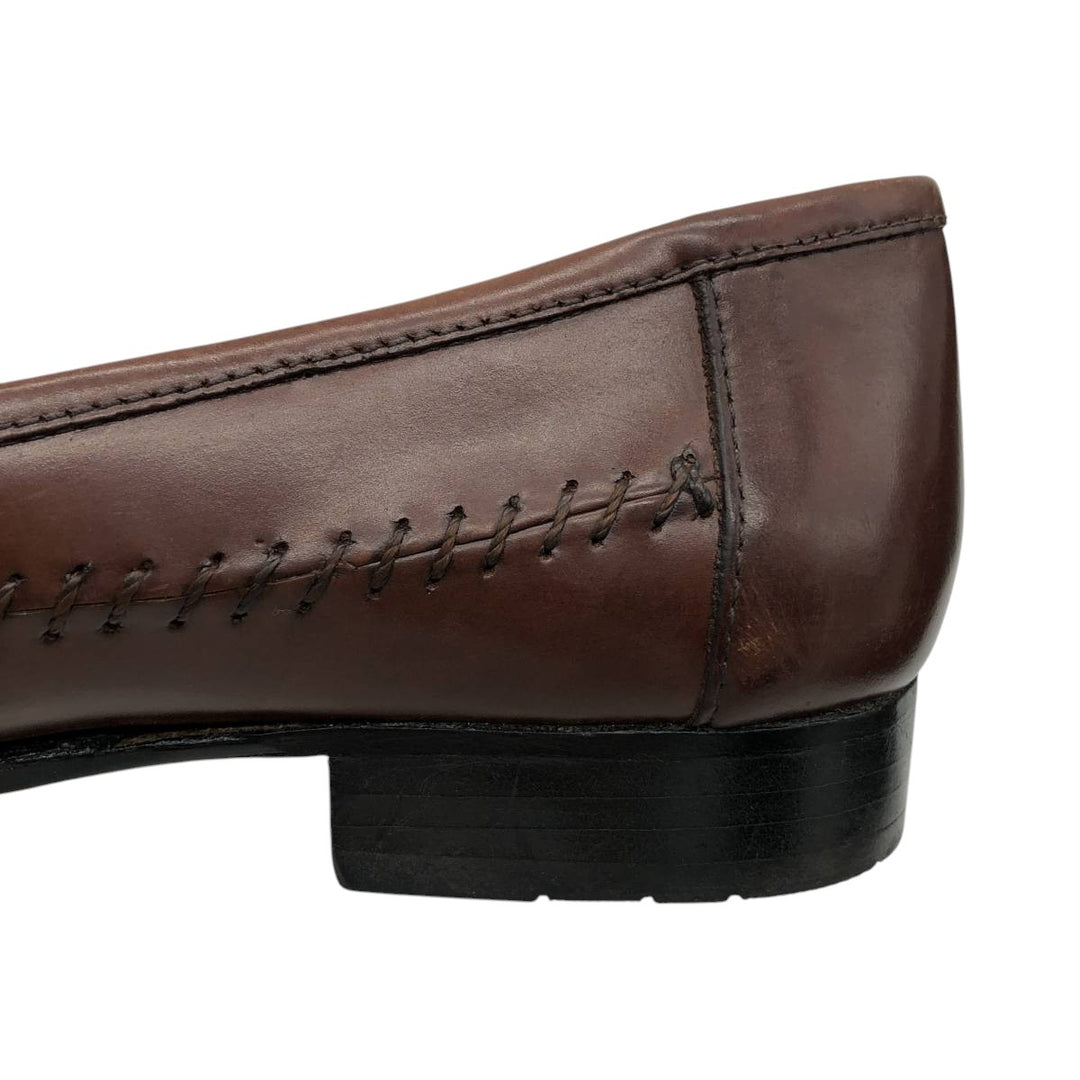 Stacy Adams STACY ADAMS Braided Tassel Loafers, Size 8.5/2M, Men's, Size 10.4" /saa013666 Men's 26.5cm genuine leather brown type Vintage Second Hand