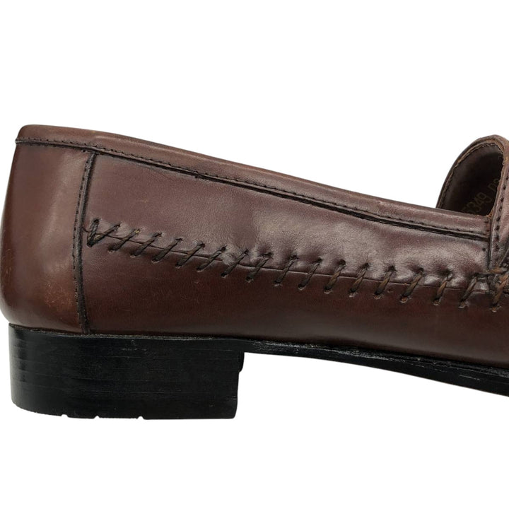 Stacy Adams STACY ADAMS Braided Tassel Loafers, Size 8.5/2M, Men's, Size 10.4" /saa013666 Men's 26.5cm genuine leather brown type Vintage Second Hand