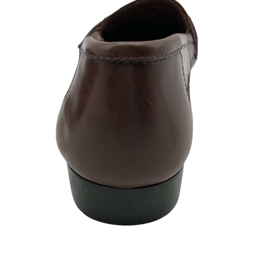 Stacy Adams STACY ADAMS Braided Tassel Loafers, Size 8.5/2M, Men's, Size 10.4" /saa013666 Men's 26.5cm genuine leather brown type Vintage Second Hand