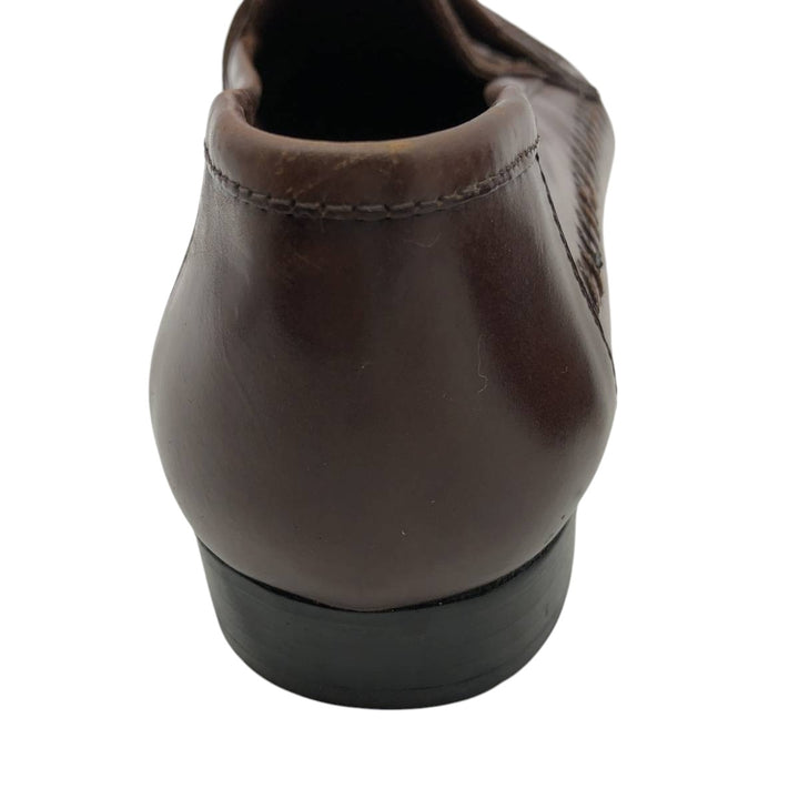 Stacy Adams STACY ADAMS Braided Tassel Loafers, Size 8.5/2M, Men's, Size 10.4" /saa013666 Men's 26.5cm genuine leather brown type Vintage Second Hand