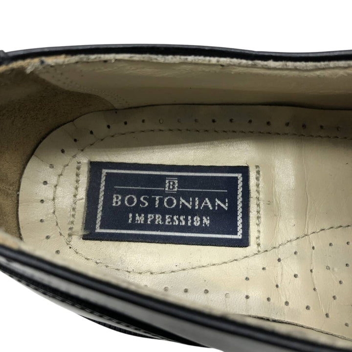 Bostonian IMPRESSION Straight Tip Shoes, Made in USA, Size 8 E/C Men's 26.0cm unclear black type Vintage Second Hand