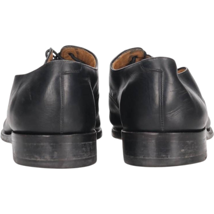 BOSSI MILANO straight tip shoes, size 8 Men's 26.0cm genuine leather black type Vintage Second Hand