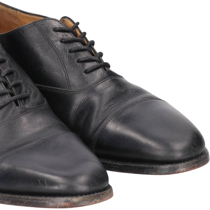 BOSSI MILANO straight tip shoes, size 8 Men's 26.0cm genuine leather black type Vintage Second Hand
