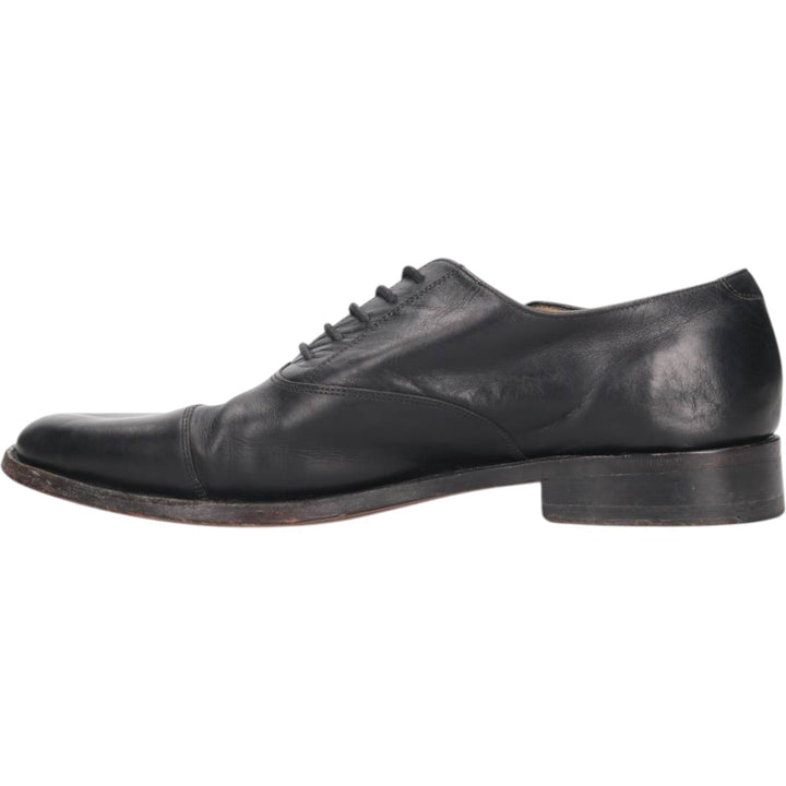 BOSSI MILANO straight tip shoes, size 8 Men's 26.0cm genuine leather black type Vintage Second Hand