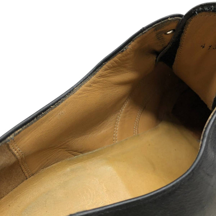 BOSSI MILANO straight tip shoes, size 8 Men's 26.0cm genuine leather black type Vintage Second Hand