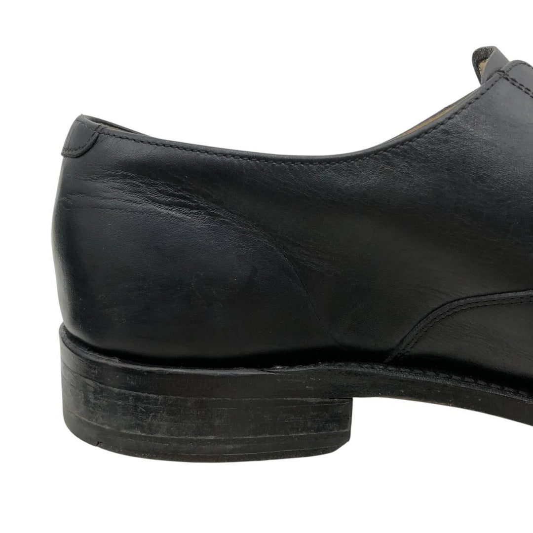 BOSSI MILANO straight tip shoes, size 8 Men's 26.0cm genuine leather black type Vintage Second Hand