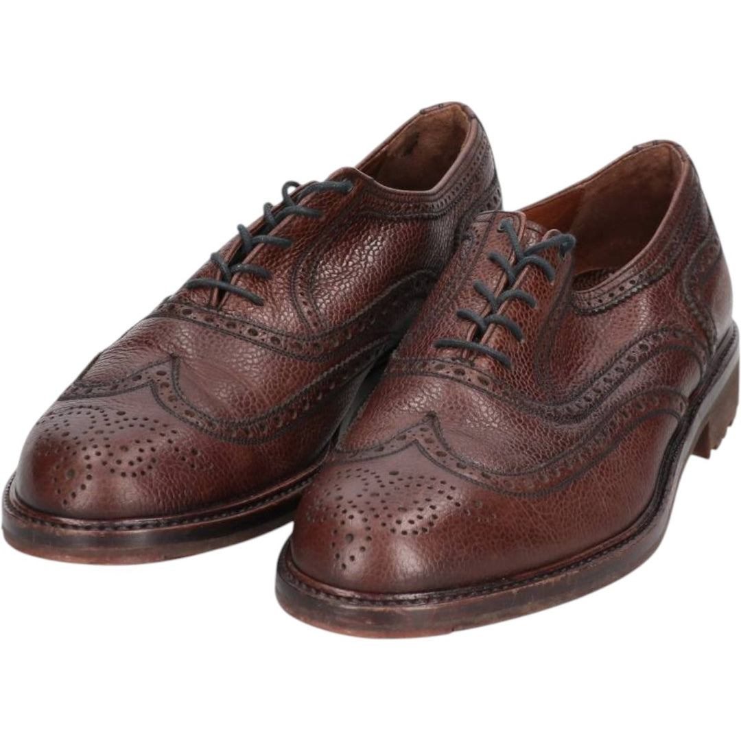 GEORGE'S Full Brogue Wingtip Shoes Men's 28.0cm unclear burgundy type Vintage Second Hand