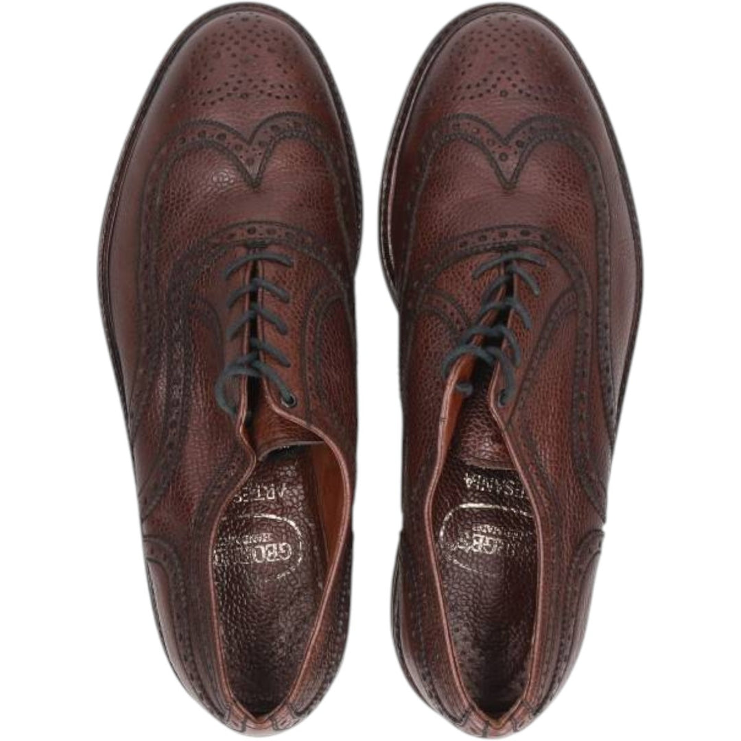GEORGE'S Full Brogue Wingtip Shoes Men's 28.0cm unclear burgundy type Vintage Second Hand