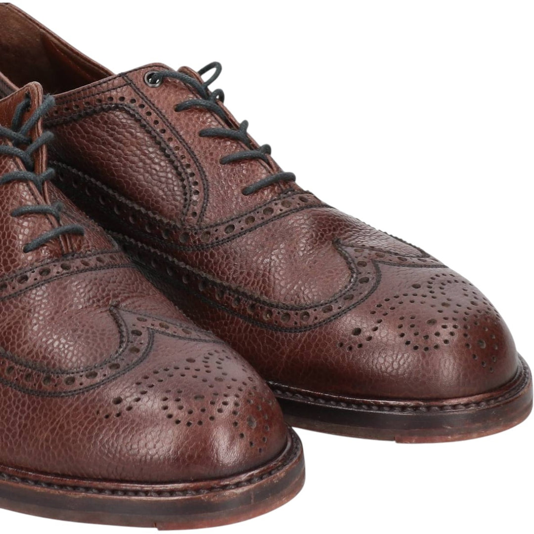 GEORGE'S Full Brogue Wingtip Shoes Men's 28.0cm unclear burgundy type Vintage Second Hand