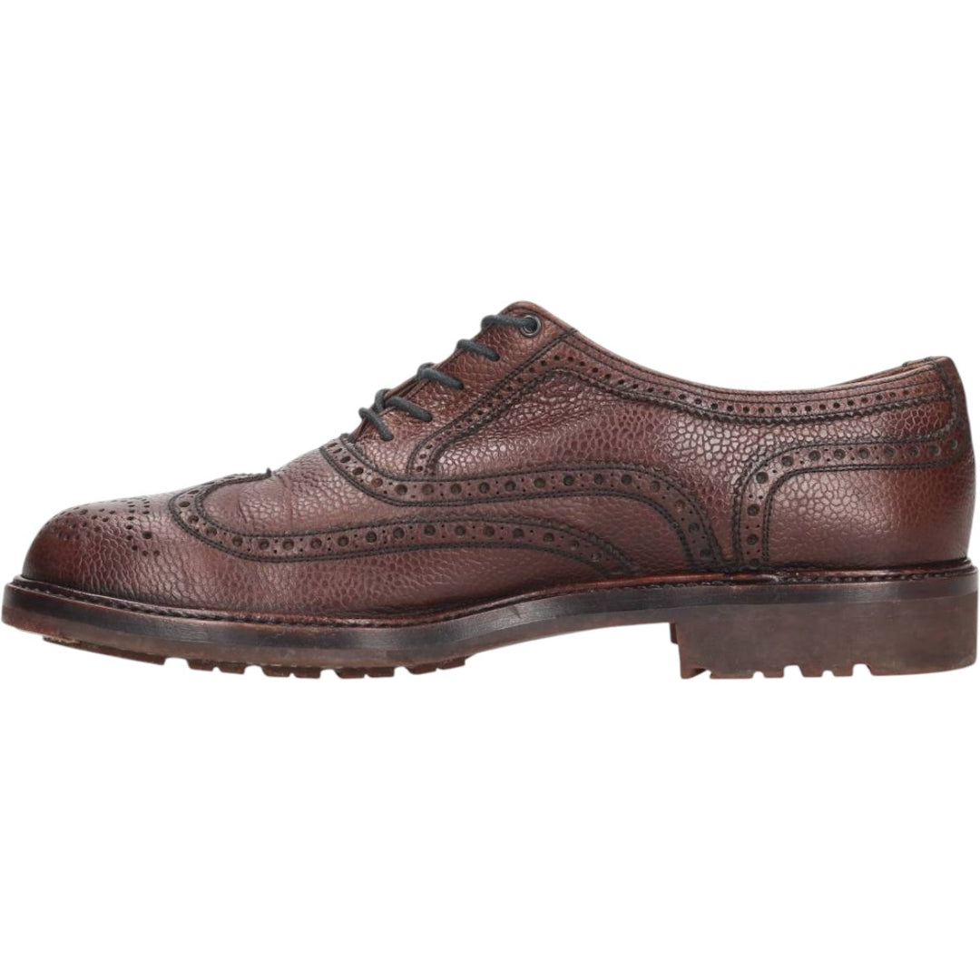 GEORGE'S Full Brogue Wingtip Shoes Men's 28.0cm unclear burgundy type Vintage Second Hand