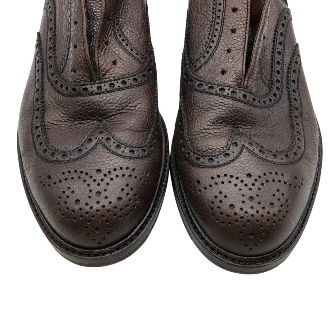 GEORGE'S Full Brogue Wingtip Shoes Men's 28.0cm unclear burgundy type Vintage Second Hand
