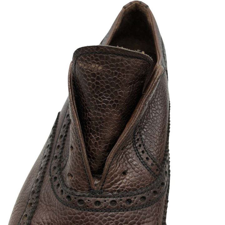 GEORGE'S Full Brogue Wingtip Shoes Men's 28.0cm unclear burgundy type Vintage Second Hand