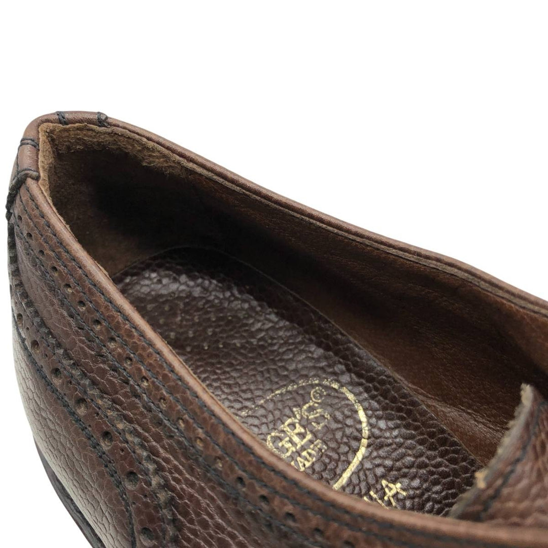 GEORGE'S Full Brogue Wingtip Shoes Men's 28.0cm unclear burgundy type Vintage Second Hand
