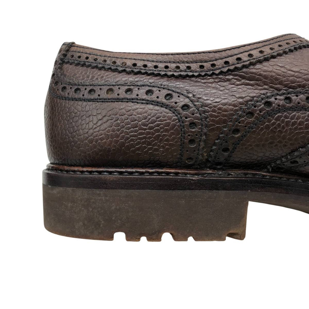 GEORGE'S Full Brogue Wingtip Shoes Men's 28.0cm unclear burgundy type Vintage Second Hand