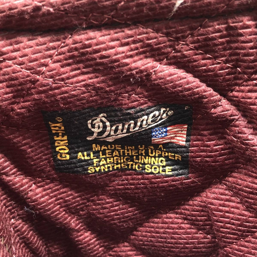 Vintage 90s Danner GORE-TEX Work Boots, Made in USA, Size 8, Men's, 10.2" (approx.) /saa013678 Men's 26.0cm genuine leather black type Vintage Second Hand