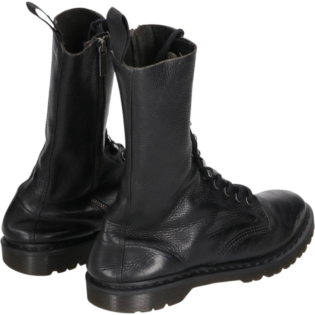 Dr. Martens 13-eye boots 9 Men's 28.0cm genuine leather black type Vintage Second Hand