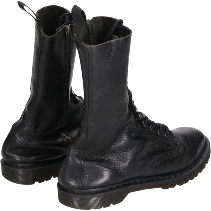 Dr. Martens 13-eye boots 9 Men's 28.0cm genuine leather black type Vintage Second Hand
