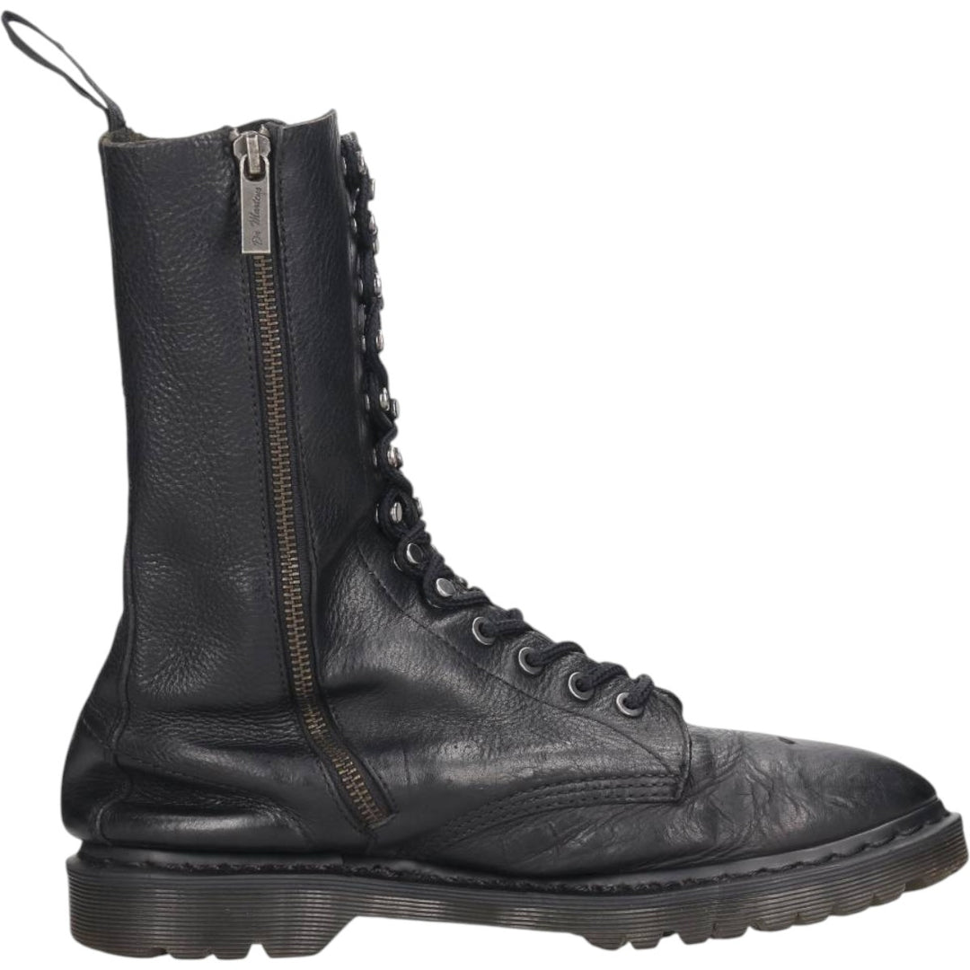 Dr. Martens 13-eye boots 9 Men's 28.0cm genuine leather black type Vintage Second Hand