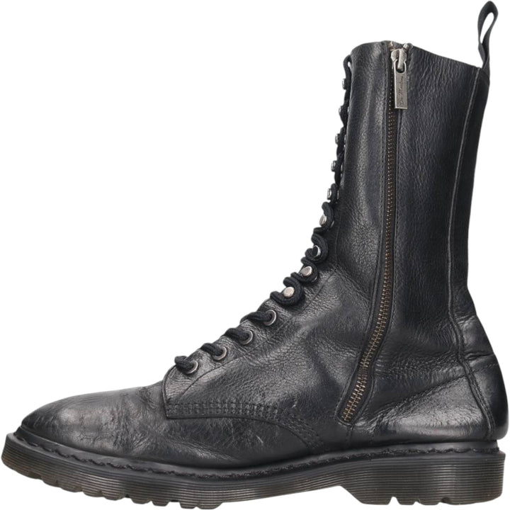 Dr. Martens 13-eye boots 9 Men's 28.0cm genuine leather black type Vintage Second Hand