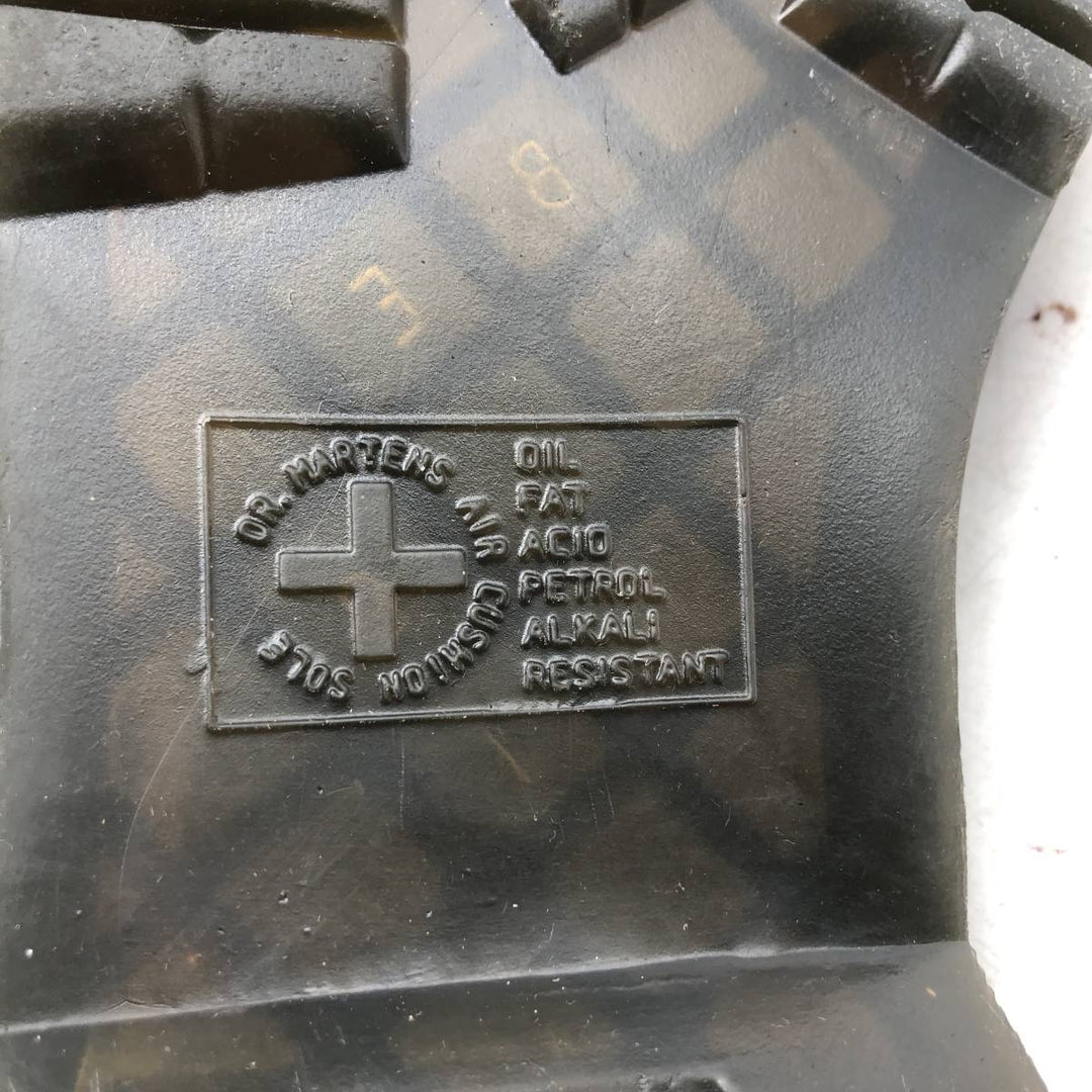 Dr. Martens 13-eye boots 9 Men's 28.0cm genuine leather black type Vintage Second Hand