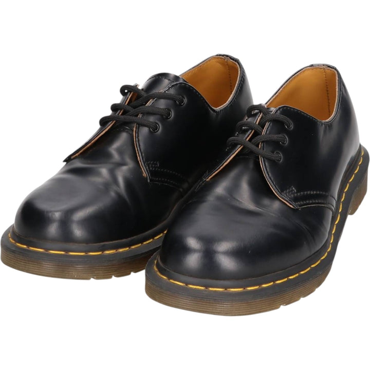 Dr. Martens 3-hole shoes 6 Men's 25.0cm genuine leather black type Vintage Second Hand