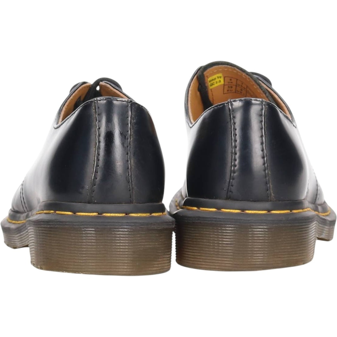 Dr. Martens 3-hole shoes 6 Men's 25.0cm genuine leather black type Vintage Second Hand