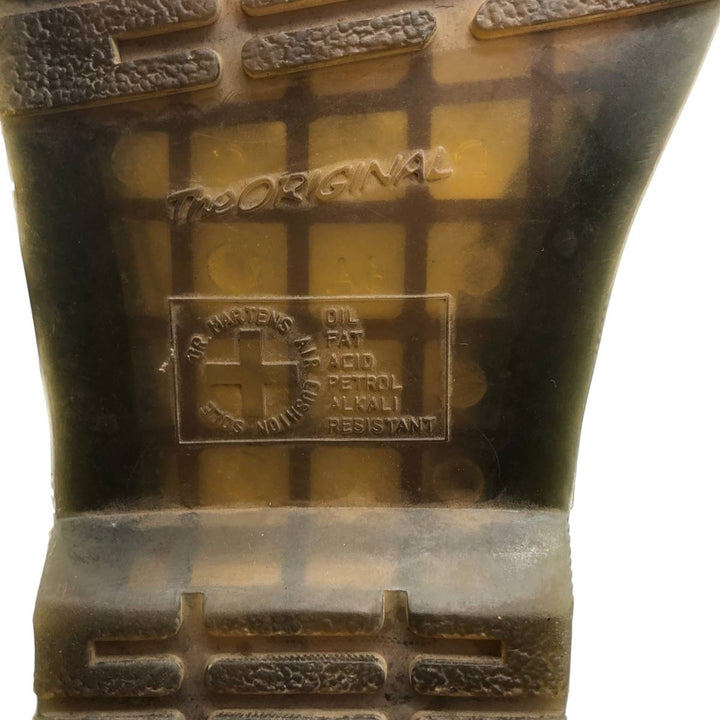 Dr. Martens 3-hole shoes 6 Men's 25.0cm genuine leather black type Vintage Second Hand