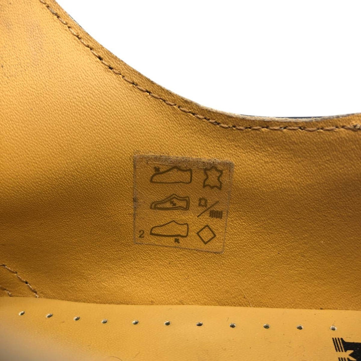 Dr. Martens 3-hole shoes 6 Men's 25.0cm genuine leather black type Vintage Second Hand