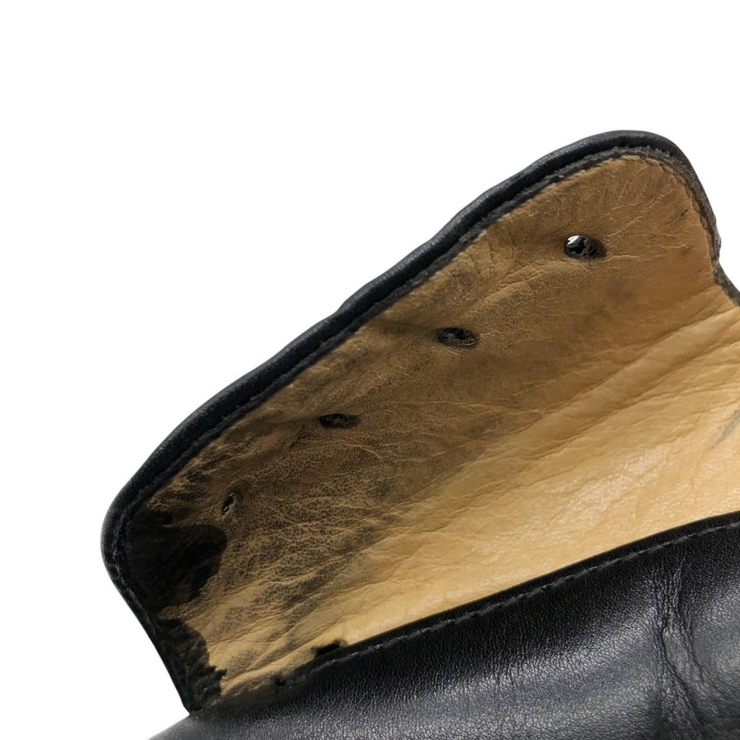 ALFANI Straight Tip Shoes, Made in Italy, Size 9 1/2 M Men's 27.5cm genuine leather black type Vintage Second Hand