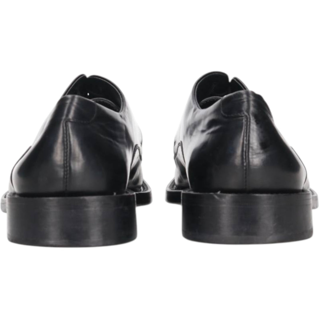 HUGO BOSS Plain Toe Shoes Made in Italy 9 Men's 27.5cm unclear black type Vintage Second Hand