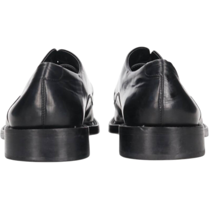 HUGO BOSS Plain Toe Shoes Made in Italy 9 Men's 27.5cm unclear black type Vintage Second Hand